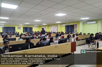Mr. Sananda Rao Addressing students